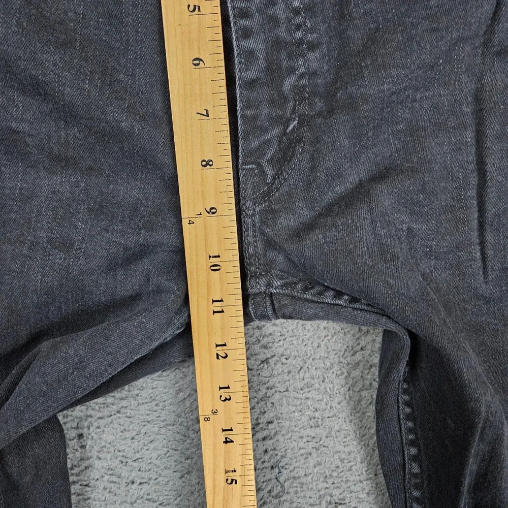 Levi's 505 Regular Fit Jeans Mens‎ W38 L30 Black Denim Pants Waterless